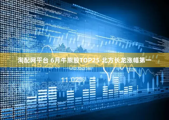 淘配网平台 6月牛熊股TOP25 北方长龙涨幅第一